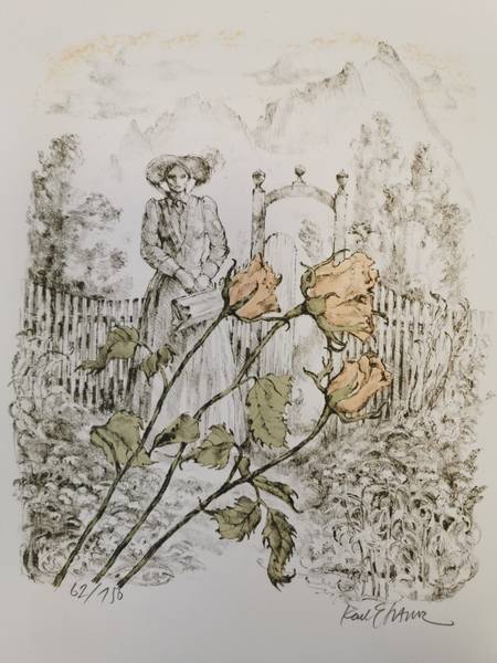 Det vilde kor med litografi